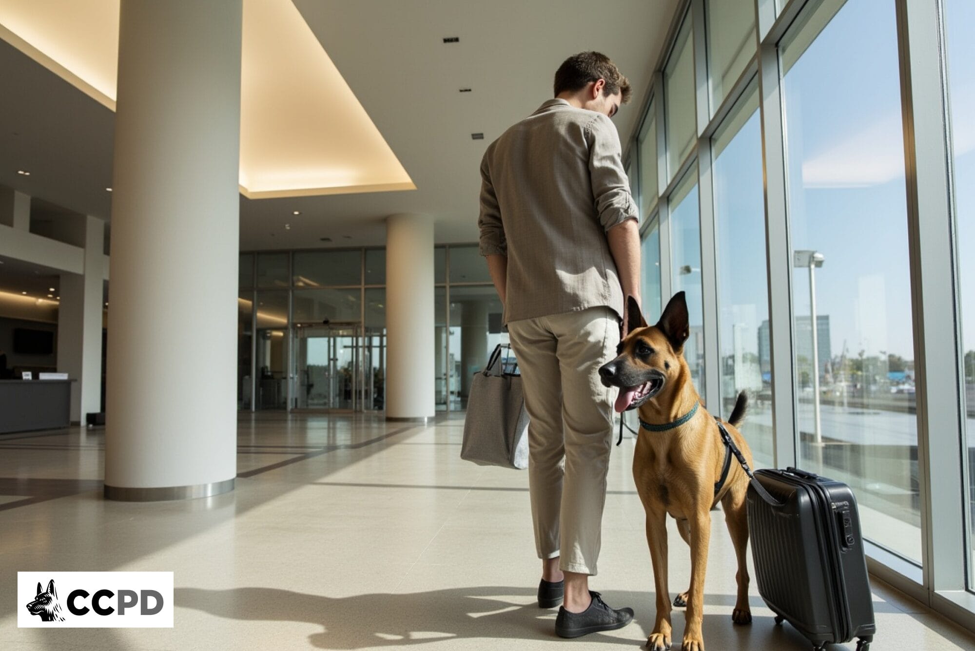 Traveling with a protection dog made easy