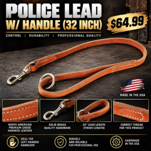 Police lead with handle for all your dogs needs and daily use