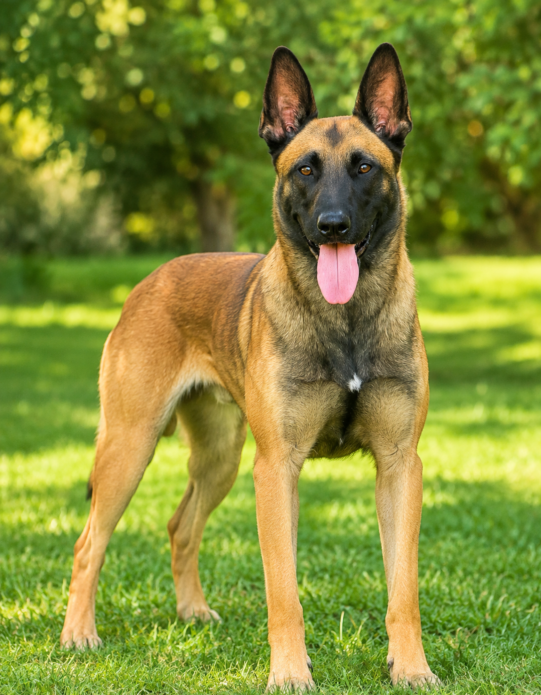 Elite protection dog capo guarding the property